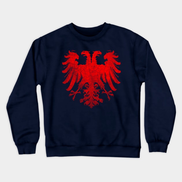 Holy Roman Empire Eagle Red Crewneck Sweatshirt by GAz